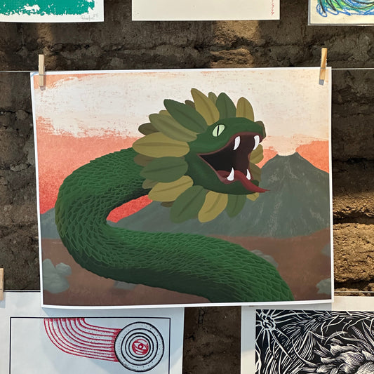 Print el regreso de Quetzalcoatl